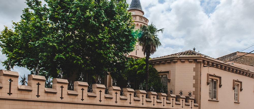 vista des del carrer de El Bell-Esguart de l'Arboç